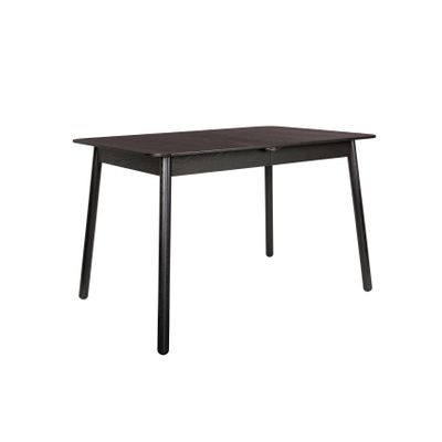 Zuiver Glimps eettafel uitschuifbaar 120/162 x 80 cm Zwart