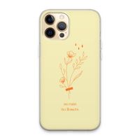 No rain no flowers: iPhone 13 Pro Max Transparant Hoesje No rain no flowers: iPhone 13 Pro Max Transparant Hoesje