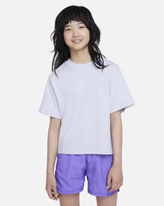 Nike Sportswear T-Shirt Meisjes Paars - Maat 128 - Kleur: Paars | Soccerfanshop