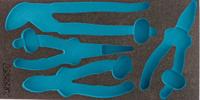 HAZET Soft foam insert 1/3 ,empty,for 165-l