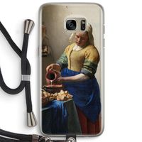 The Milkmaid: Samsung Galaxy S7 Edge Transparant Hoesje met koord