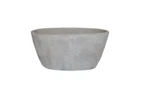 Pot kobe ovaal 29x15x14cm zand/beige