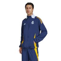 adidas Real Madrid Presentatie Trainingsjack 2024-2025 Donkerblauw Oranje Lichtblauw