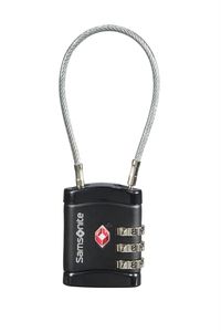 SAMSONITE KABEL CIJFERSLOT BLACK