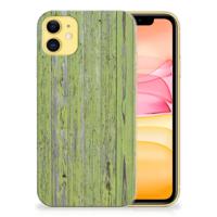 Apple iPhone 11 | Bumper Hoesje | Green Wood