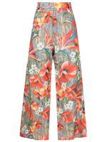 Amir Slama pantalon taille-haute à fleurs - Multicolore - thumbnail