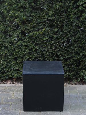Sokkel light cement, zwart, 20x20x20 cm