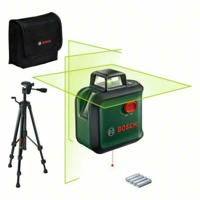 Bosch Groen AdvancedLevel 360°-lijnlaser Set | Inclusief Batterijen & Statief - 0603663BZ1
