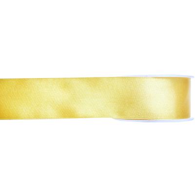 Hobby/decoratie sierlint - satijn - geel - 1,5 cm/15 mm x 25 meter - cadeaulint