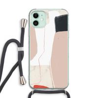 Lava: iPhone 11 Transparant Hoesje met koord