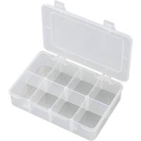 TRU COMPONENTS EKB-210 Assortimentsdoos (l x b x h) 185 x 133 x 42 mm Aantal vakken: 8 Variabele onderverdeling Inhoud 1 stuk(s)