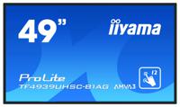 Iiyama ProLite TF4939UHSC-B1AG Large Format display Energielabel: G (A - G) 124.5 cm (49 inch) 3840 x 2160 Pixel 24/7 Geïntegreerde luidspreker, Portretmodus,