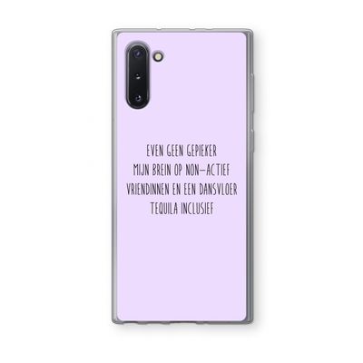 Tequila: Samsung Galaxy Note 10 Transparant Hoesje