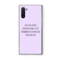 Tequila: Samsung Galaxy Note 10 Transparant Hoesje