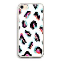 Cheetah color: iPhone 7 Transparant Hoesje