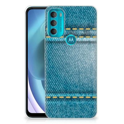 Motorola Moto G71 5G | Sillicone Back Cover | Jeans