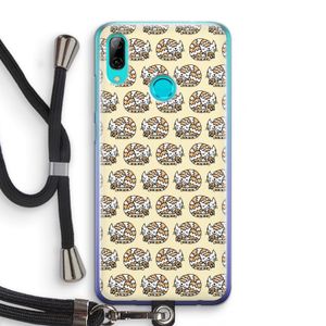 Slapende poes: Huawei P Smart (2019) Transparant Hoesje met koord