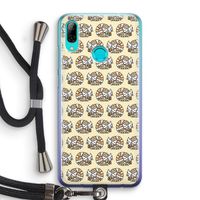 Slapende poes: Huawei P Smart (2019) Transparant Hoesje met koord