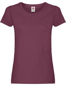 Fruit Of The Loom F111 Ladies´ Original T - Burgundy - M