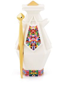 Alessi bibelot Holyhedrics Joseph en porcelaine - Blanc