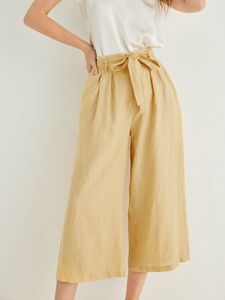 Linen Plain Linen Loose Fashion Pants