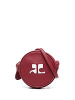 Courrèges sac rond en cuir - Rouge