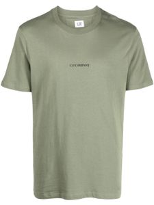 C.P. Company t-shirt en coton à logo imprimé - Vert