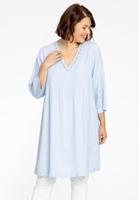 Yoek Tuniek plooien | Indigo | Maat 42/44