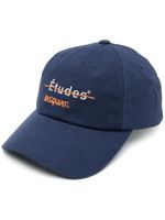 Etudes x Basquiat casquette à logo brodé - Bleu