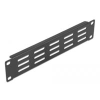 Delock 66839 10 inch Deelpaneel voor patchkast Met luchtsleuven Zwart