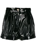 Philipp Plein short court à taille haute - Noir - thumbnail