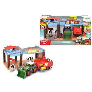 Dickie Toys Fendt Boerenschuur Speelset + Licht en Geluid