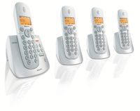 Philips CD2454S/05 telefoon Nummerherkenning Zilver, Wit