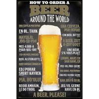 Poster How to Order a Beer 61x91,5cm