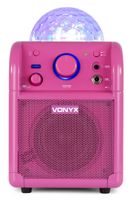 Vonyx SBS50P Karaokeset met microfoon, Bluetooth en lichteffect - thumbnail