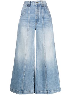 KHAITE jean Jackie à coupe ample - Bleu