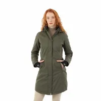 Anky Longcoat Jas donkergroen maat:l