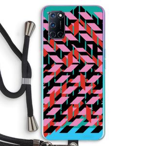 Skew Blush 2: Oppo A92 Transparant Hoesje met koord