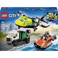 LEGO® CITY 6585659 Combinatieset met vliegtuig, onderhoudswagen en luchtkussenboot (60505)