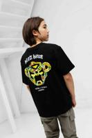 Black Bananas Crayon T-Shirt Kids Zwart - Maat 128 - Kleur: Zwart | Soccerfanshop