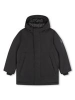 BOSS Kidswear hoodie à patch logo - Noir