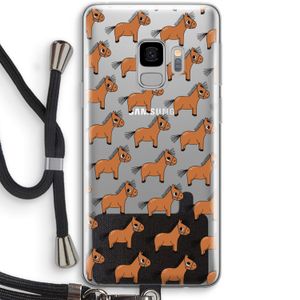 Pony: Samsung Galaxy S9 Transparant Hoesje met koord