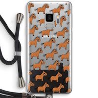 Pony: Samsung Galaxy S9 Transparant Hoesje met koord