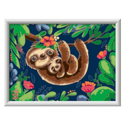 Ravensburger Creart schilderen op nummer - schattige luiaards