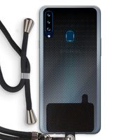 Musketon Halftone: Samsung Galaxy A20s Transparant Hoesje met koord Musketon Halftone: Samsung Galaxy A20s Transparant Hoesje met koord