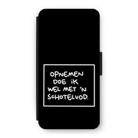 Schotelvod: iPhone 12 Flip Hoesje