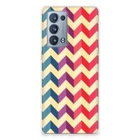 OPPO Reno 6 Pro Plus 5G | TPU bumper | Zigzag Multi Color