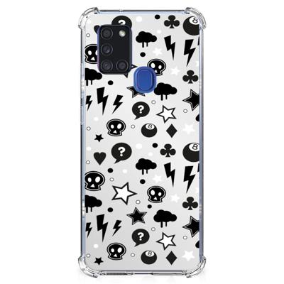 Extreme Case Samsung Galaxy A21s Silver Punk