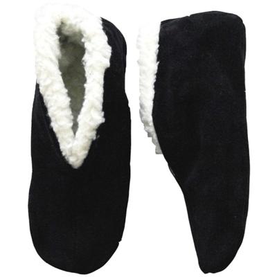 Bernardino Spaanse sloffen/pantoffels - voor dames/heren - zwart - suede