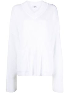 Filippa K pull nervuré à col v - Blanc